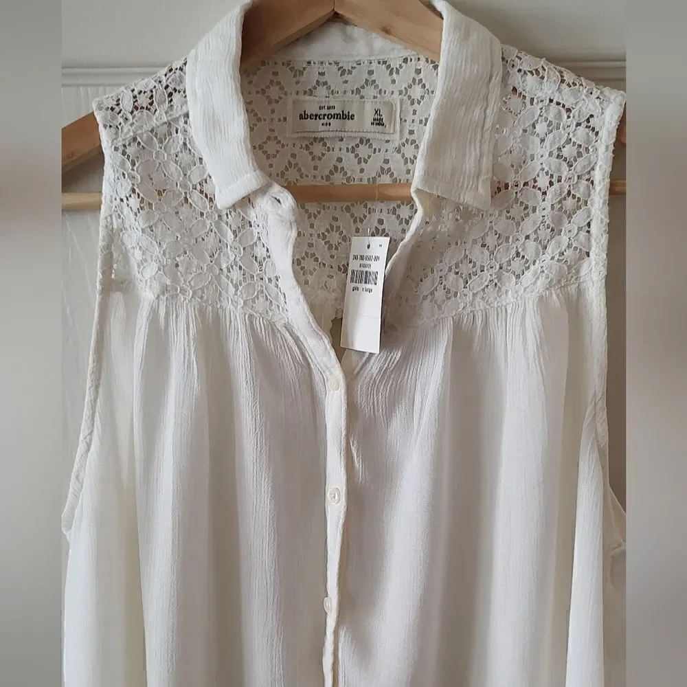 Abercrombie Kids Blouse Girls Without Sleeves Size XL